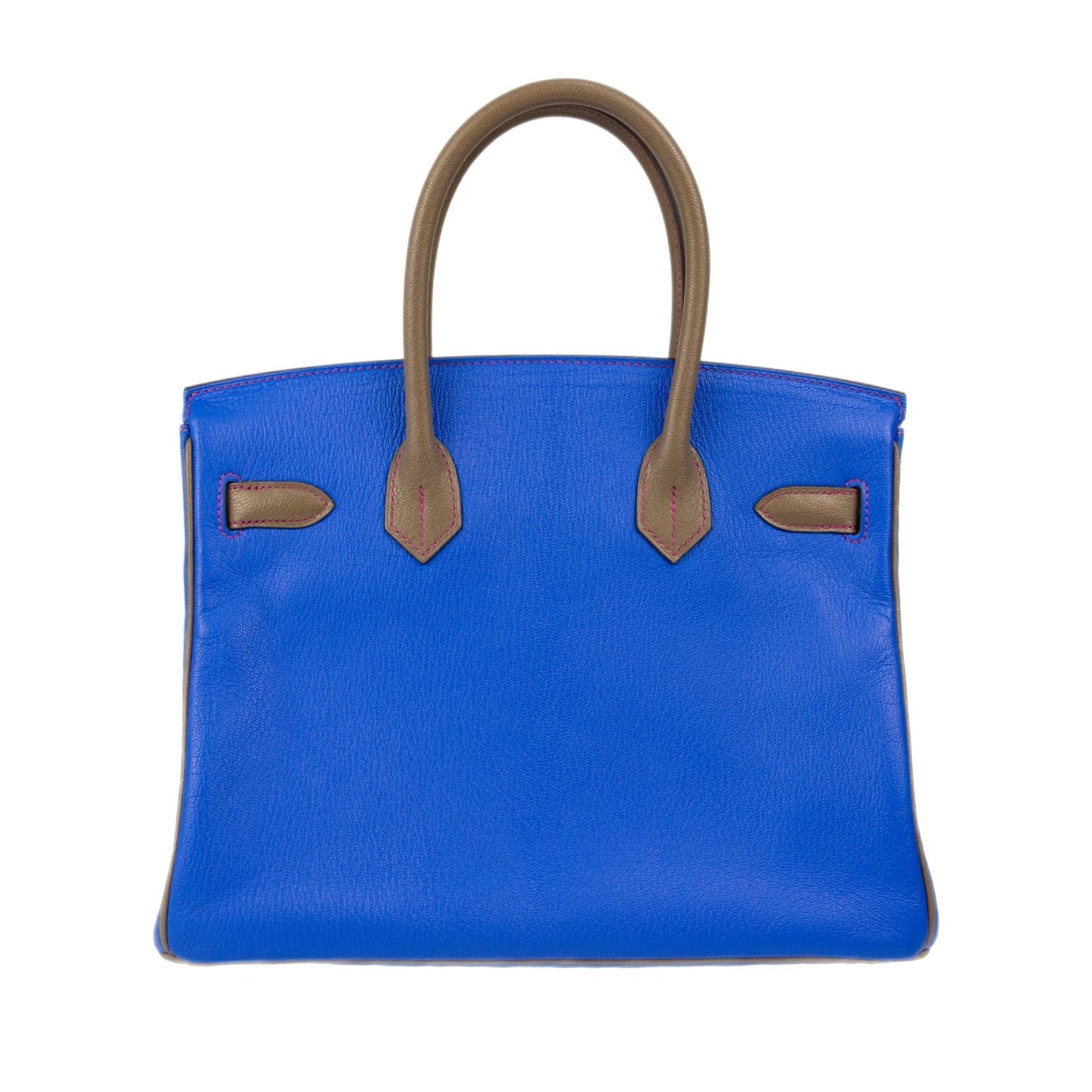 Hermes Birkin 30 HSS Electric Blue Etoupe with Palladium Hardware