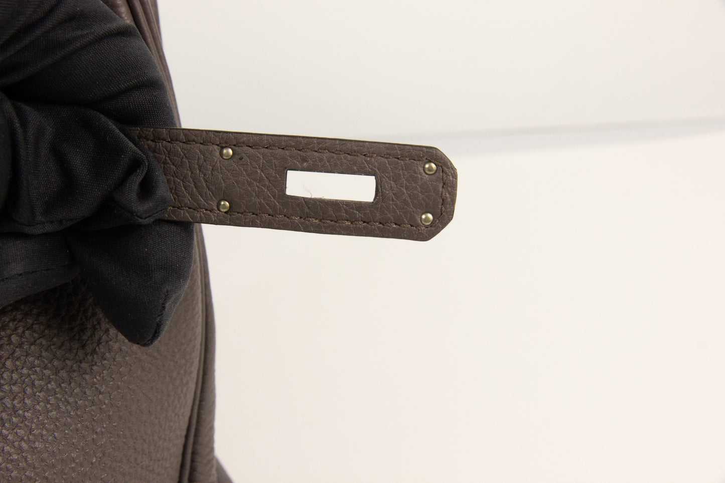 Hermes Kelly 35 Togo Etain Retourne with Palladium Hardware