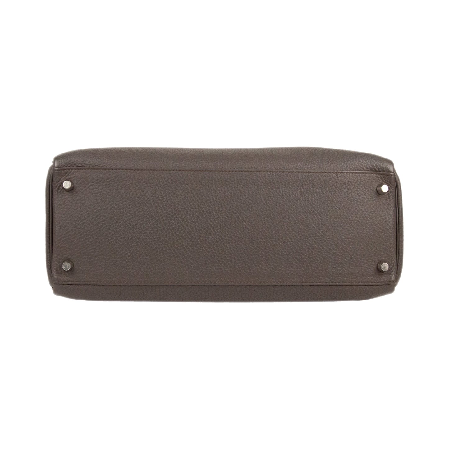 Hermes Kelly 35 Togo Etain Retourne with Palladium Hardware