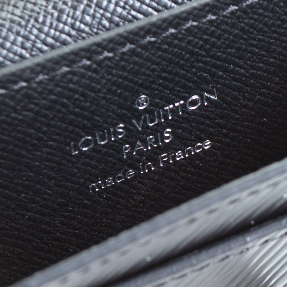 LOUIS VUITTON Twist Multicartes Card Case Epi Leather - Black