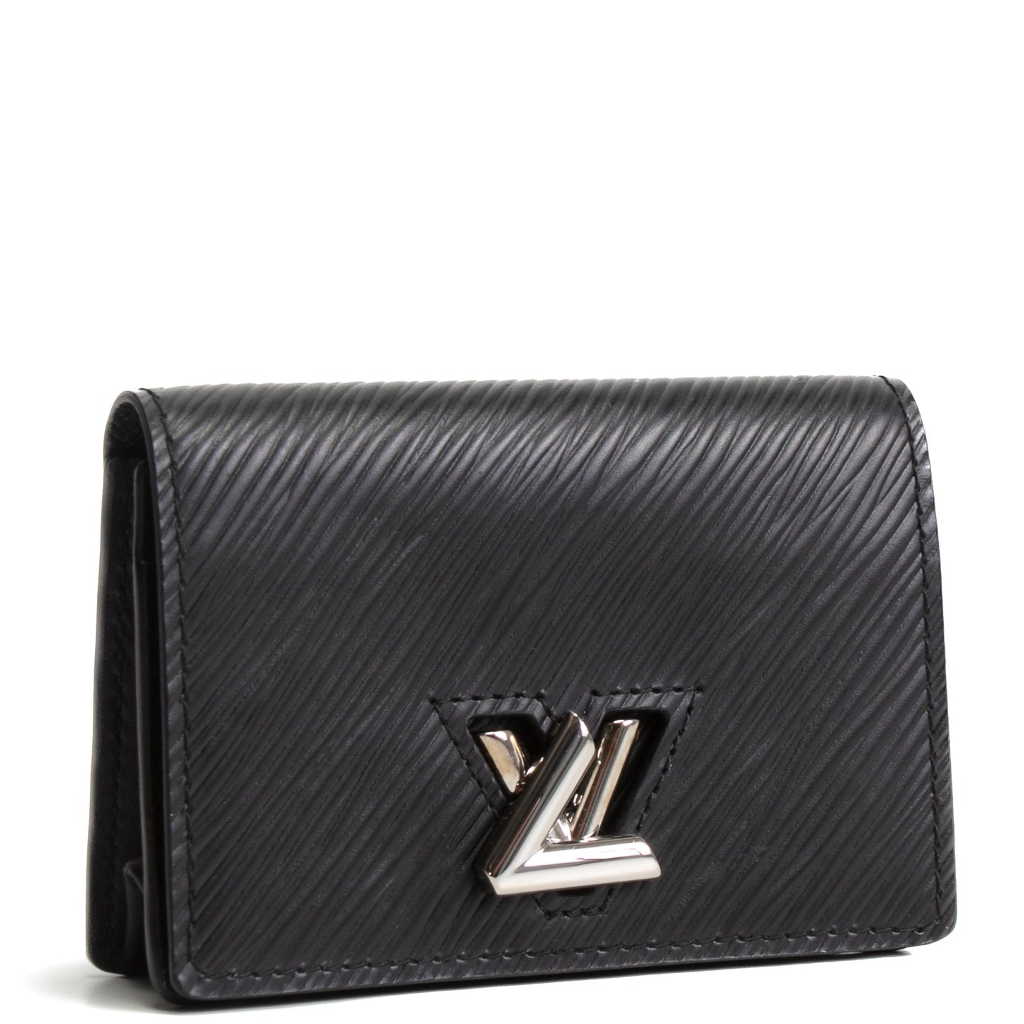 LOUIS VUITTON Twist Multicartes Card Case Epi Leather - Black