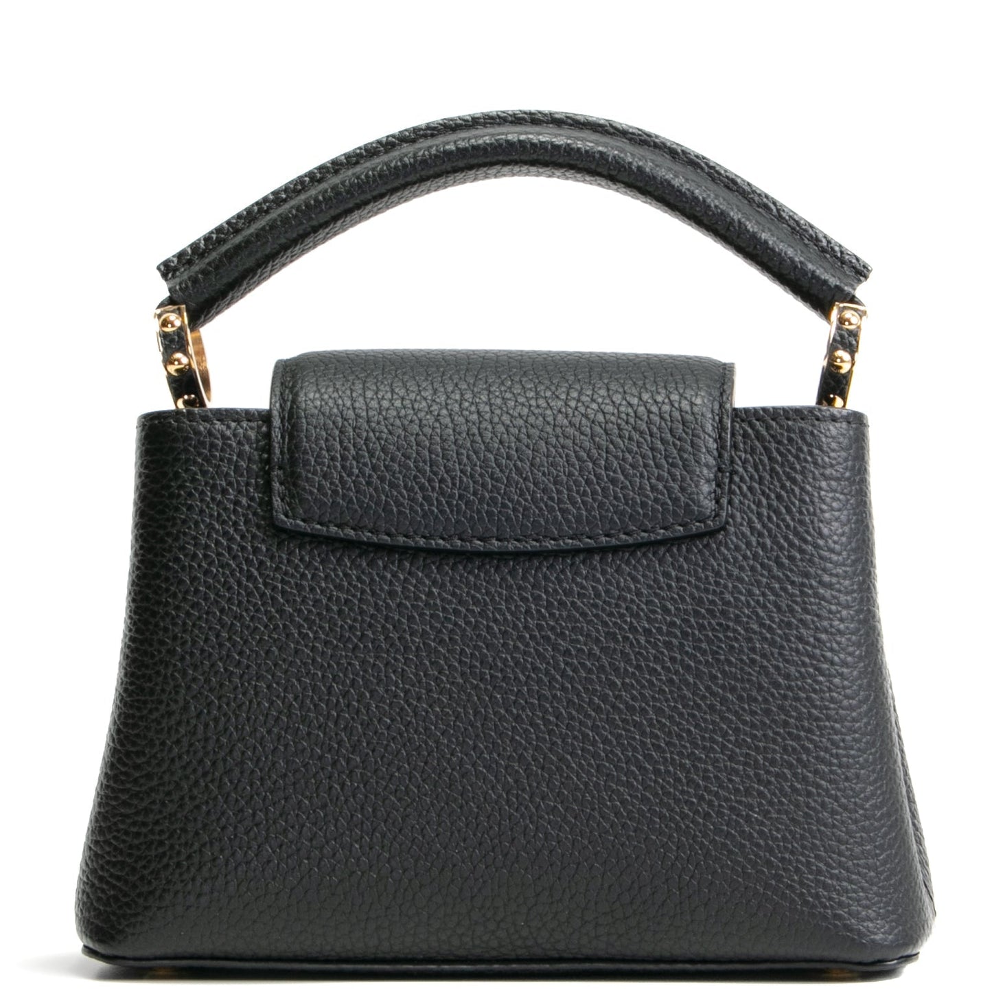 LOUIS VUITTON Taurillon Leather Capucines Mini - Black