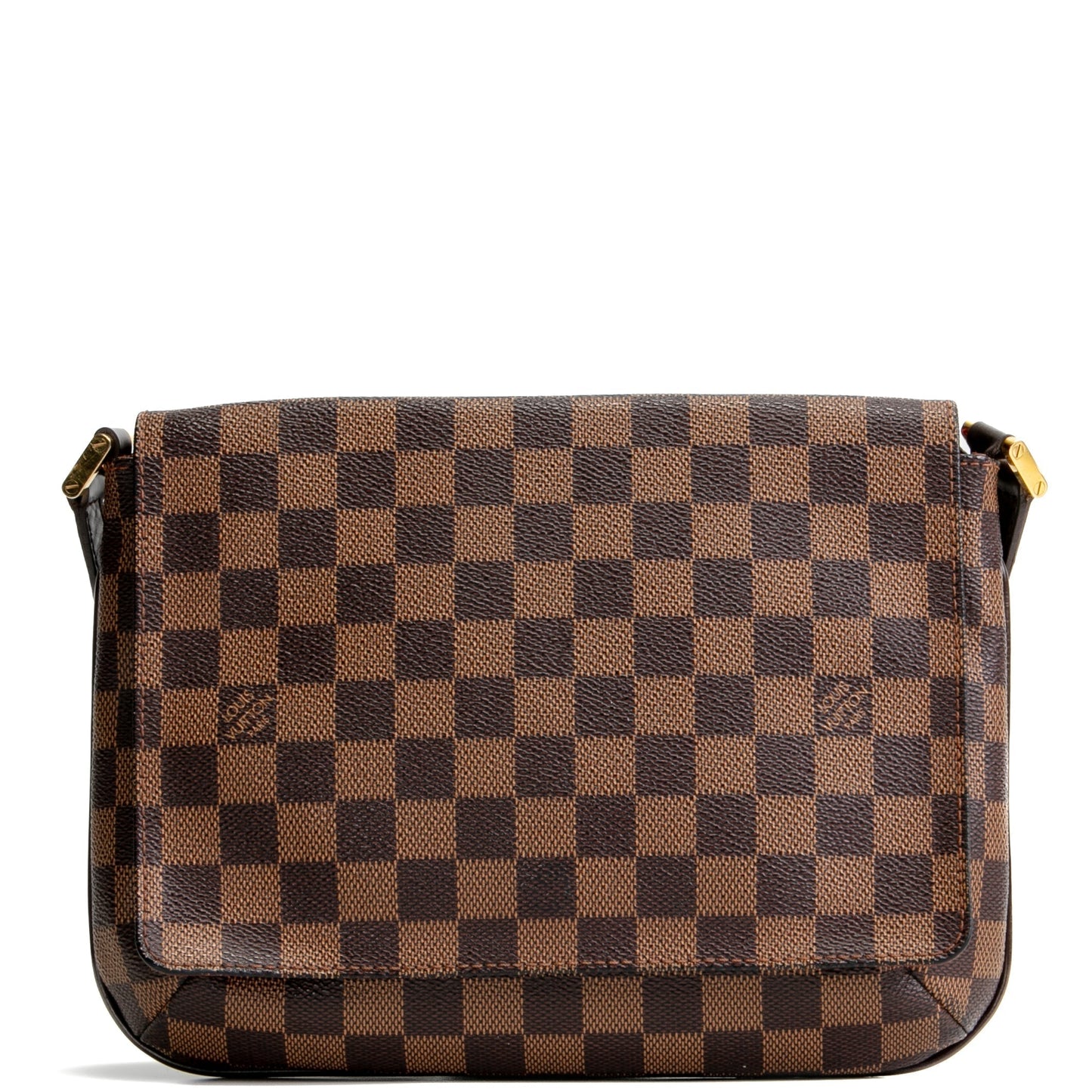 LOUIS VUITTON Musette Tango Damier Ebene - Vintage