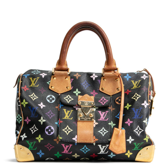 LOUIS VUITTON x Takashi Murakami Vintage Multicolore Monogram Speedy 35