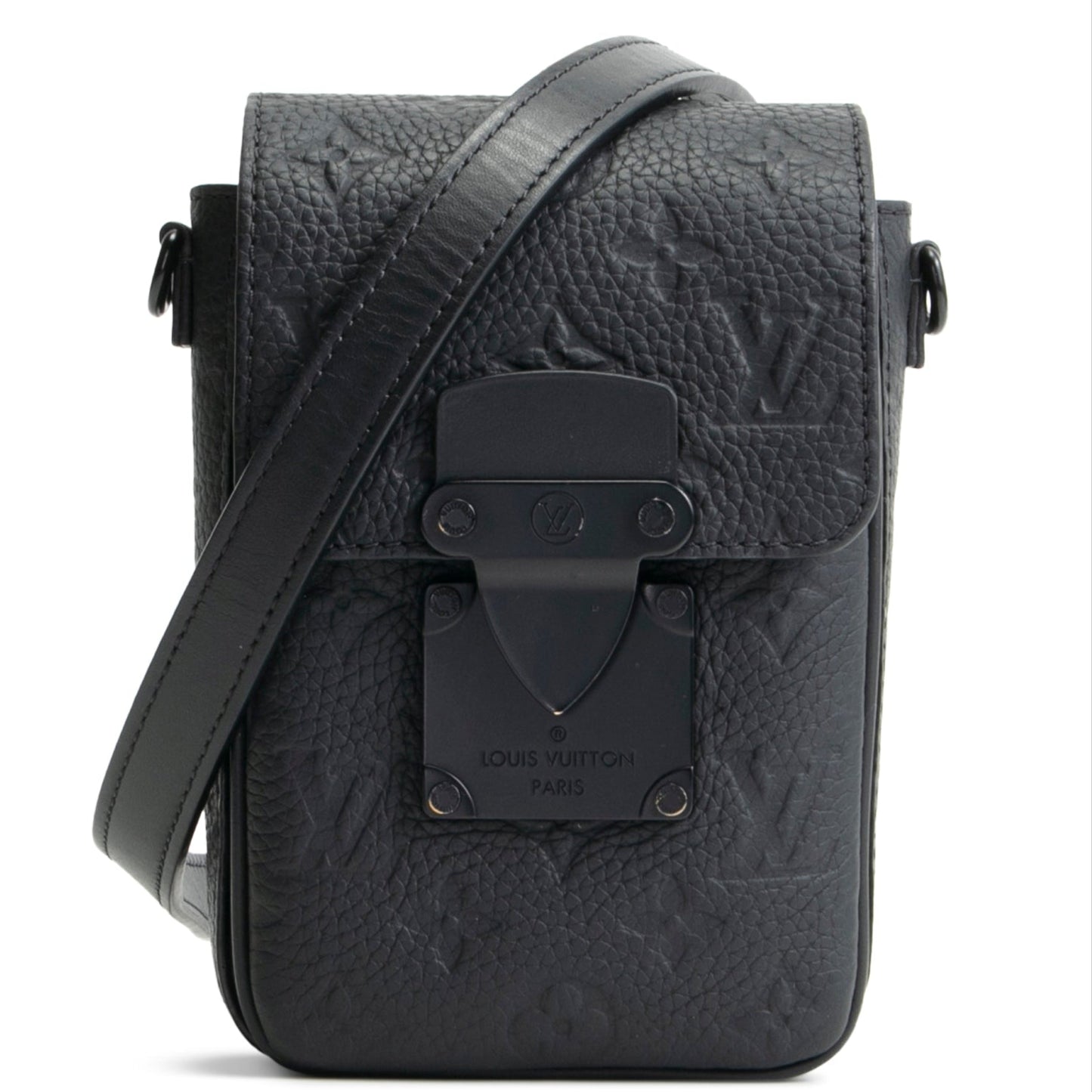 LOUIS VUITTON S-Lock Vertical Wearable Wallet - Black
