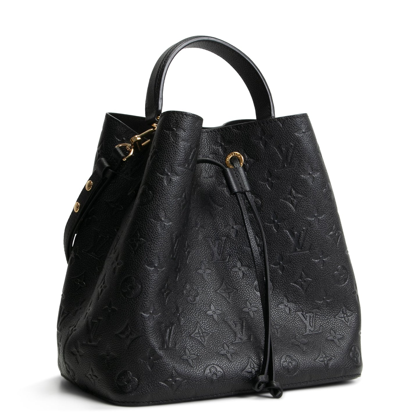 LOUIS VUITTON Monogram Empreinte NeoNoe MM - Black
