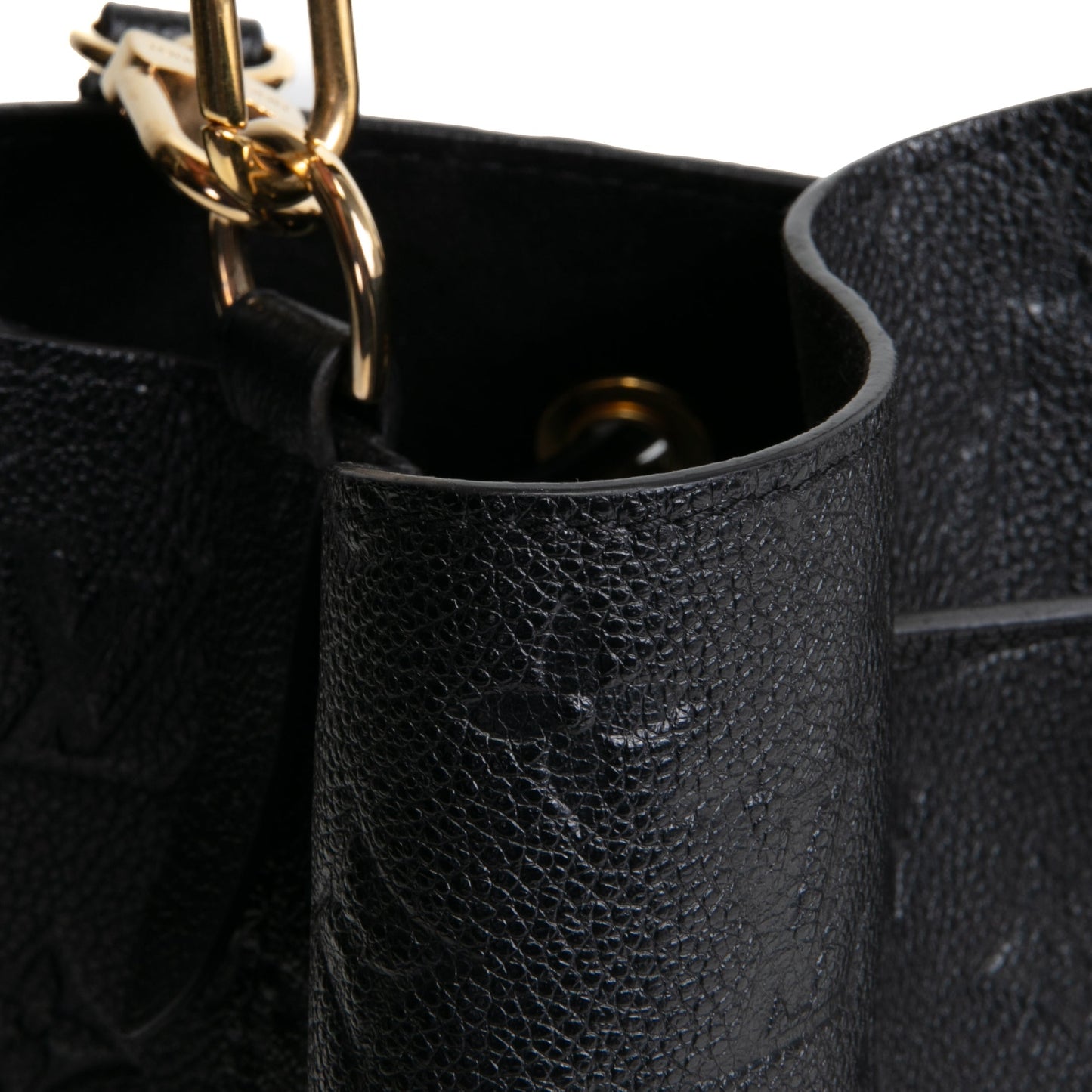 LOUIS VUITTON Monogram Empreinte NeoNoe MM - Black