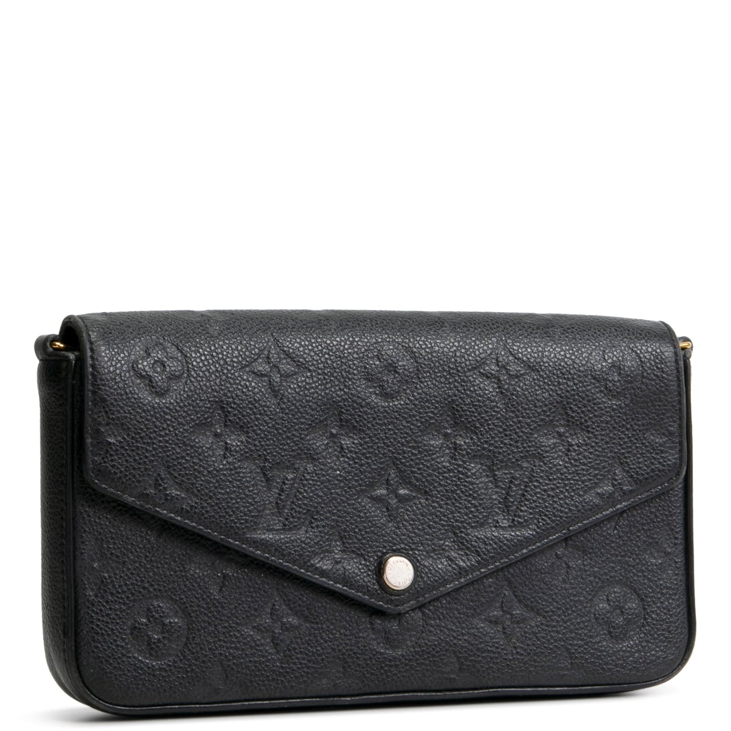 LOUIS VUITTON Monogram Empreinte Felicie Pochette - Black OUTLET FINAL SALE