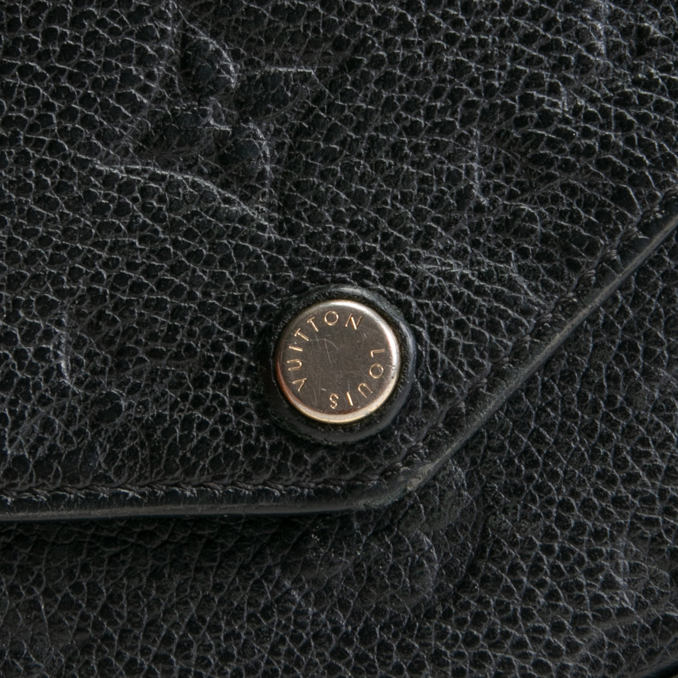 LOUIS VUITTON Monogram Empreinte Felicie Pochette - Black OUTLET FINAL SALE