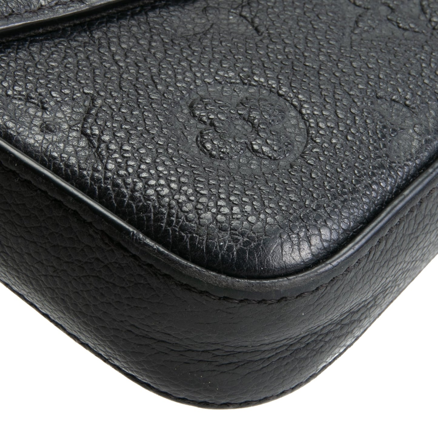 LOUIS VUITTON Monogram Empreinte Felicie Pochette - Black OUTLET FINAL SALE