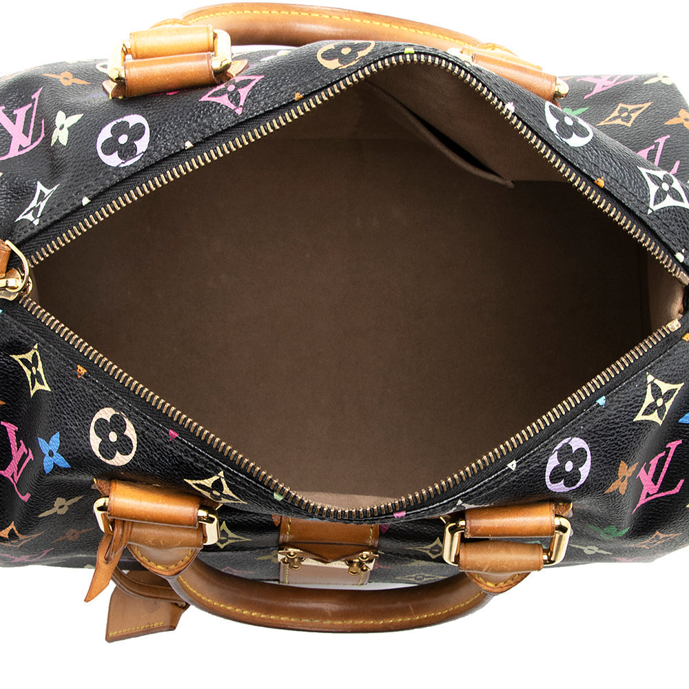 Louis Vuitton Monogram Multicolor Speedy 30 Satchel