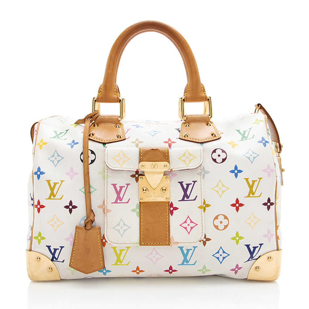 Louis Vuitton Monogram Multicolor Speedy 30 Satchel