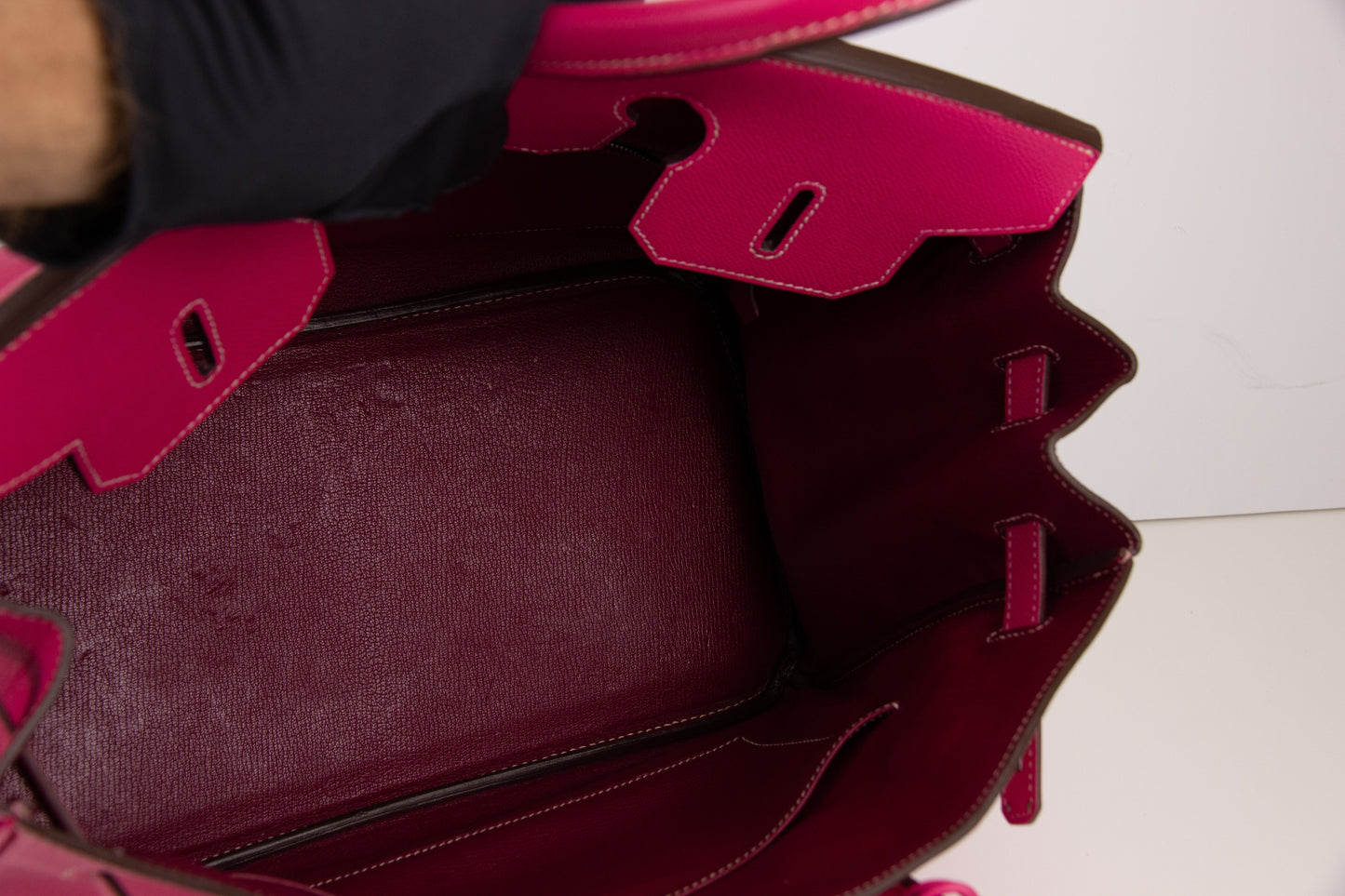 Hermes Birkin 35 Epsom Rose Tyrien