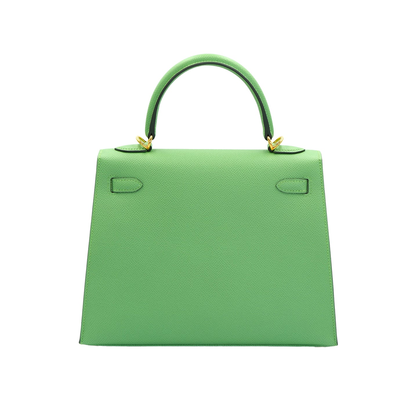 Hermes Kelly 25 Sellier Vert Criquet Epsom with Gold Hardware