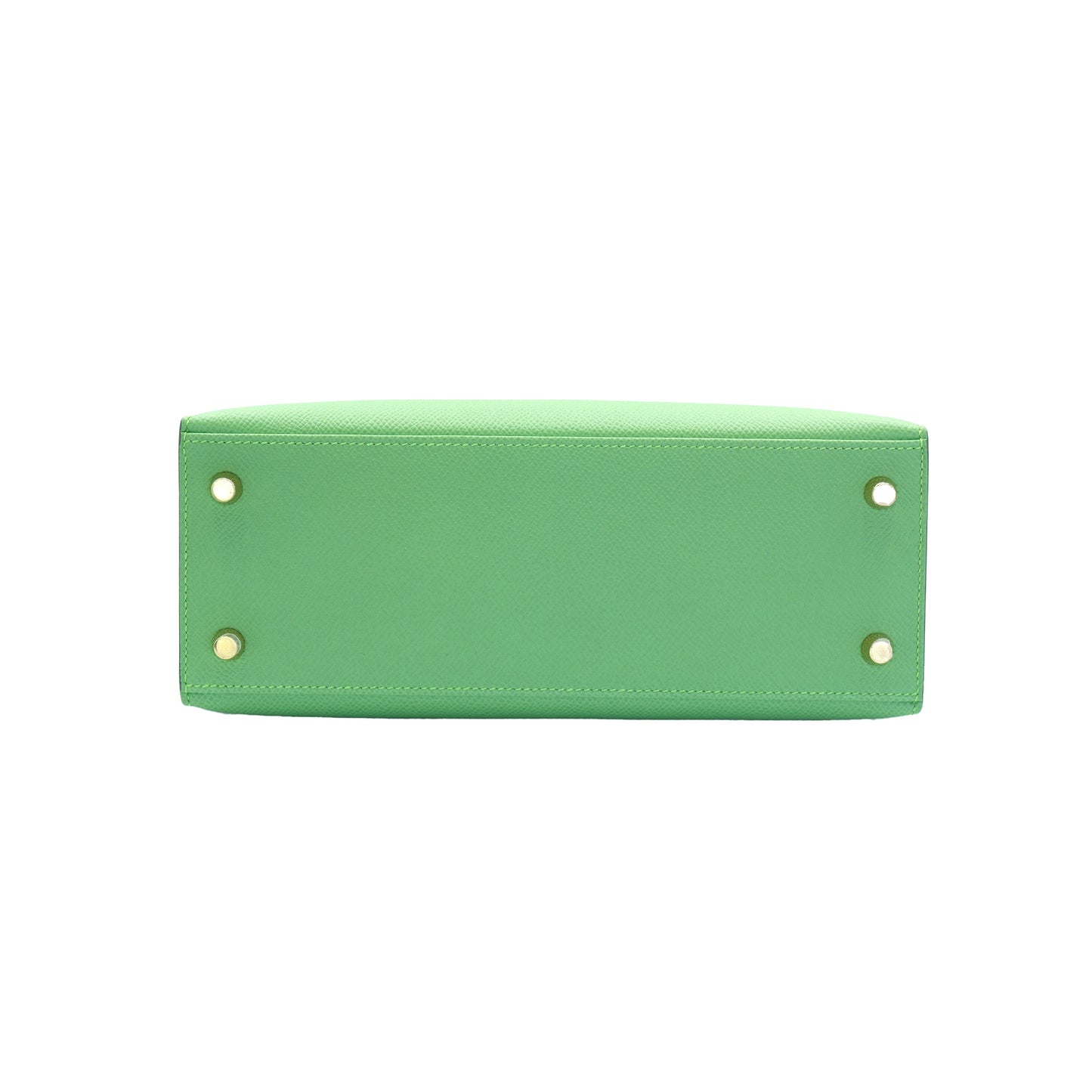 Hermes Kelly 25 Sellier Vert Criquet Epsom with Gold Hardware
