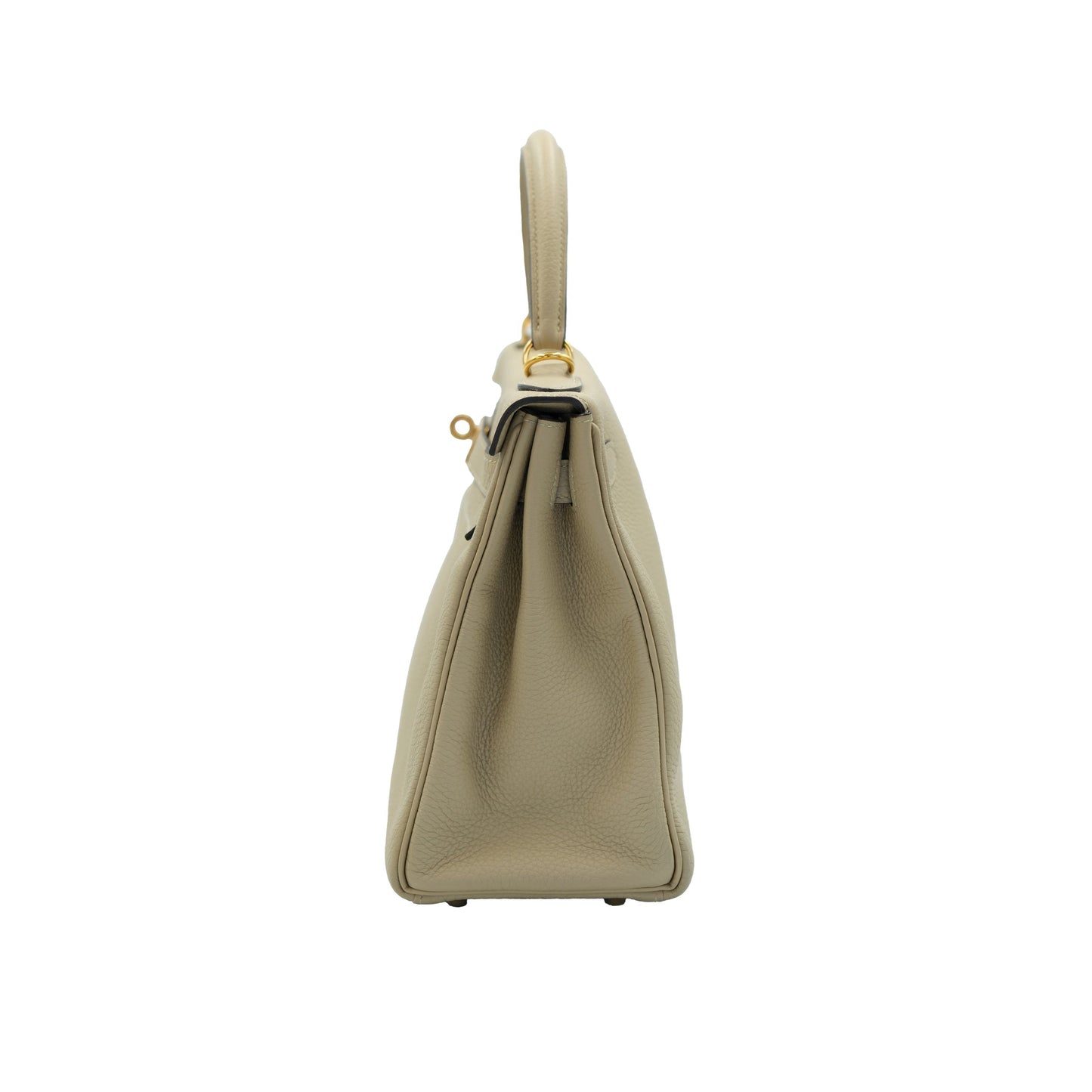 Hermes Kelly 28 Retourne Trench Togo with Gold Hardware