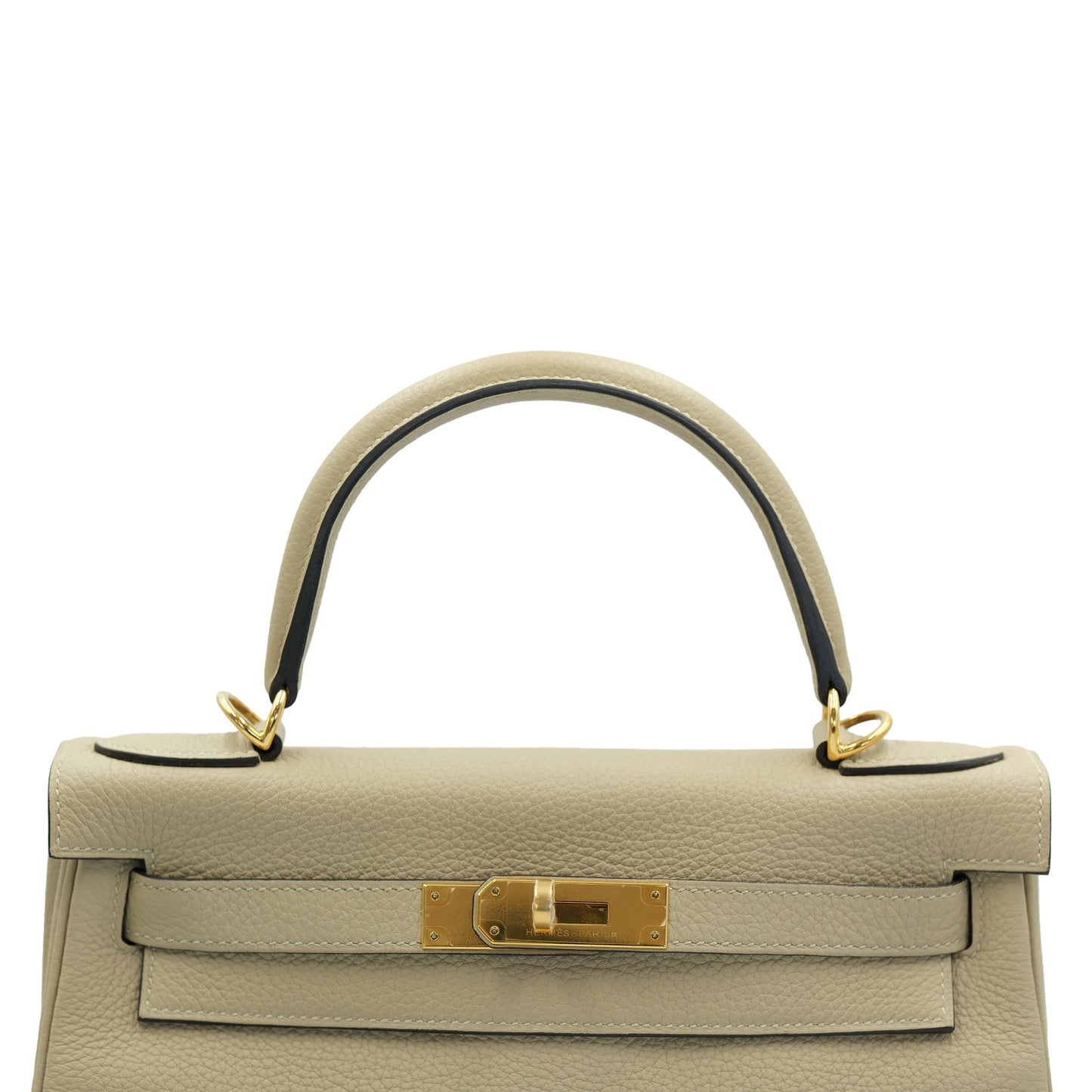 Hermes Kelly 28 Retourne Trench Togo with Gold Hardware