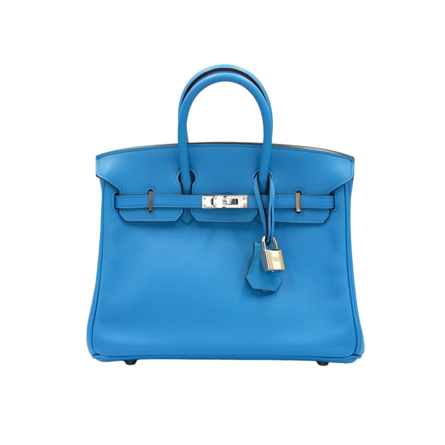 Hermes Birkin 25 Bleu Du Nord Swift with Palladium Hardware