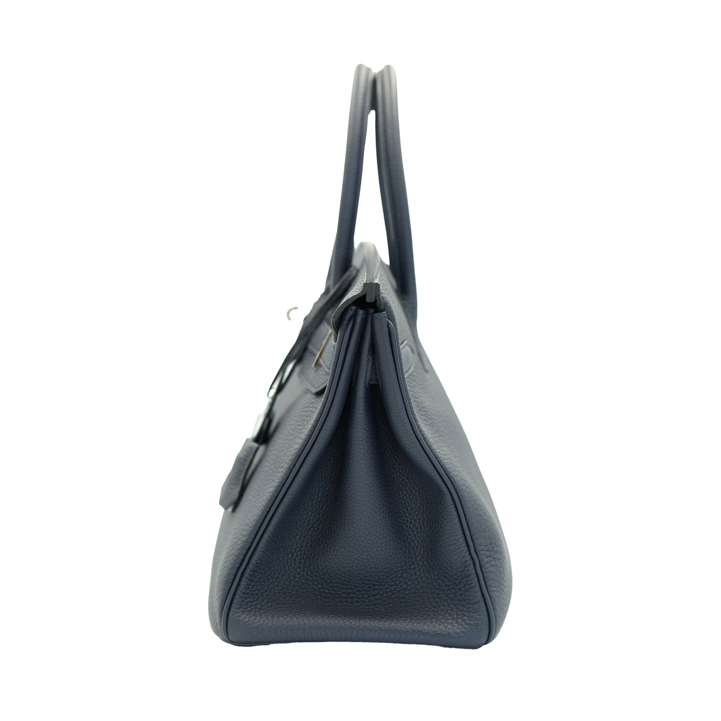 Hermes Birkin Officer 30 Bleu Nuit/ Vert Cypress Togo with Palladium Hardware