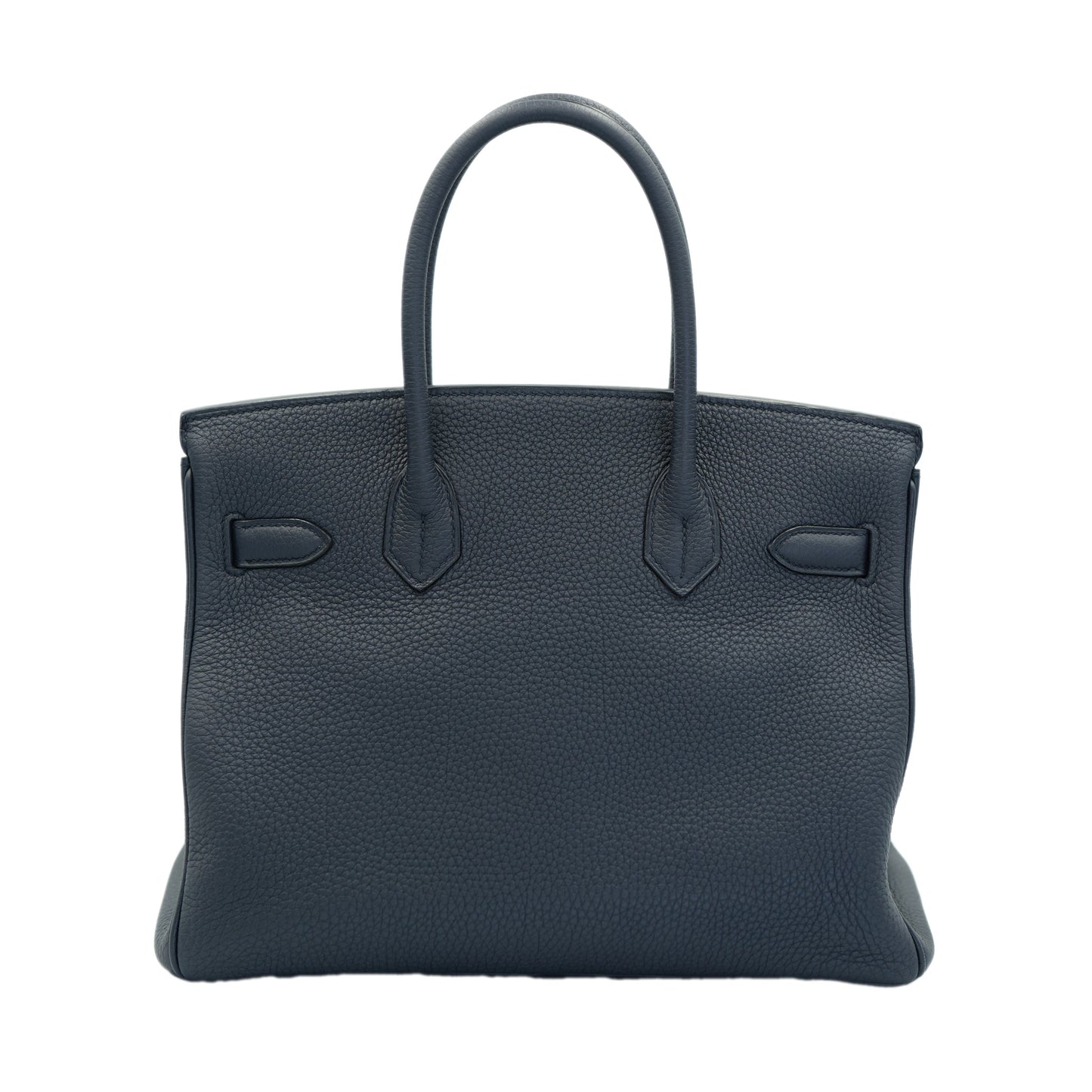 Hermes Birkin Officer 30 Bleu Nuit/ Vert Cypress Togo with Palladium Hardware