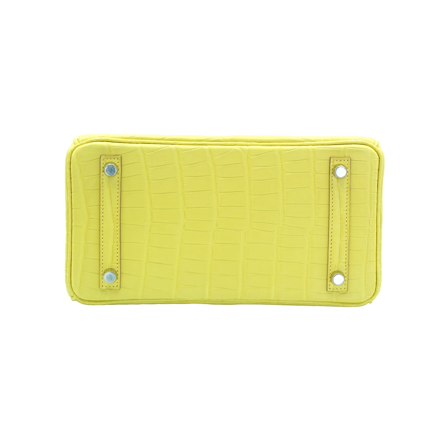 Hermes Birkin 25 Lime Matte Alligator with Palladium Hardware