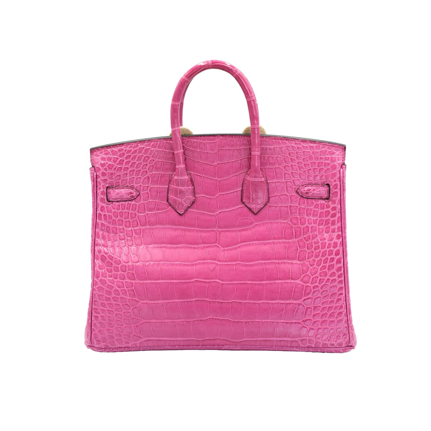 Hermes Birkin 25 Rose Sheherazade Matte Alligator Palladium Hardware