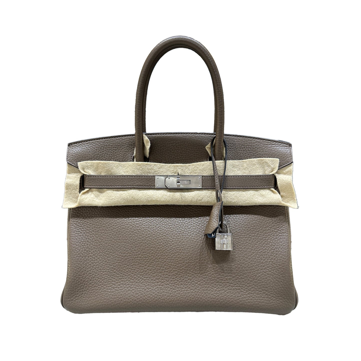 Hermes Birkin 30 Retourne Etoupe Togo with Palladium Hardware