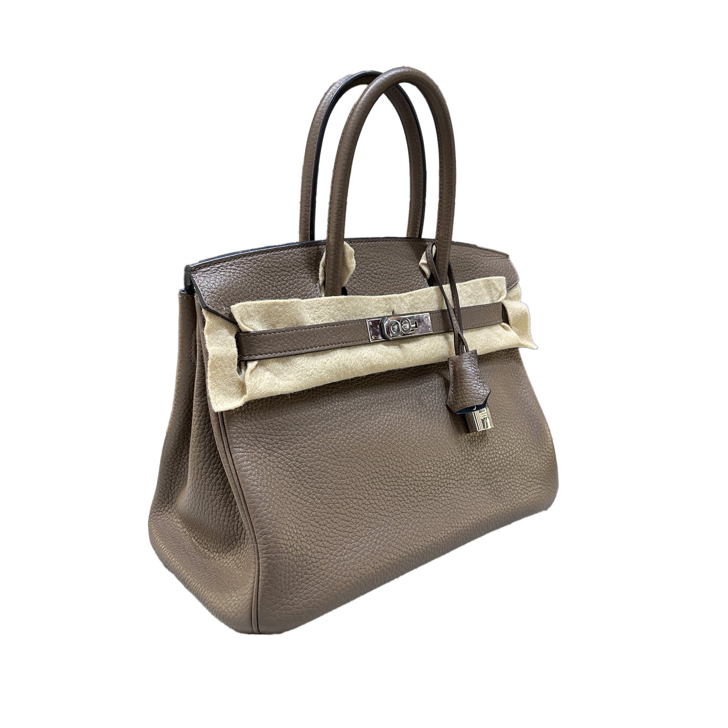 Hermes Birkin 30 Retourne Etoupe Togo with Palladium Hardware
