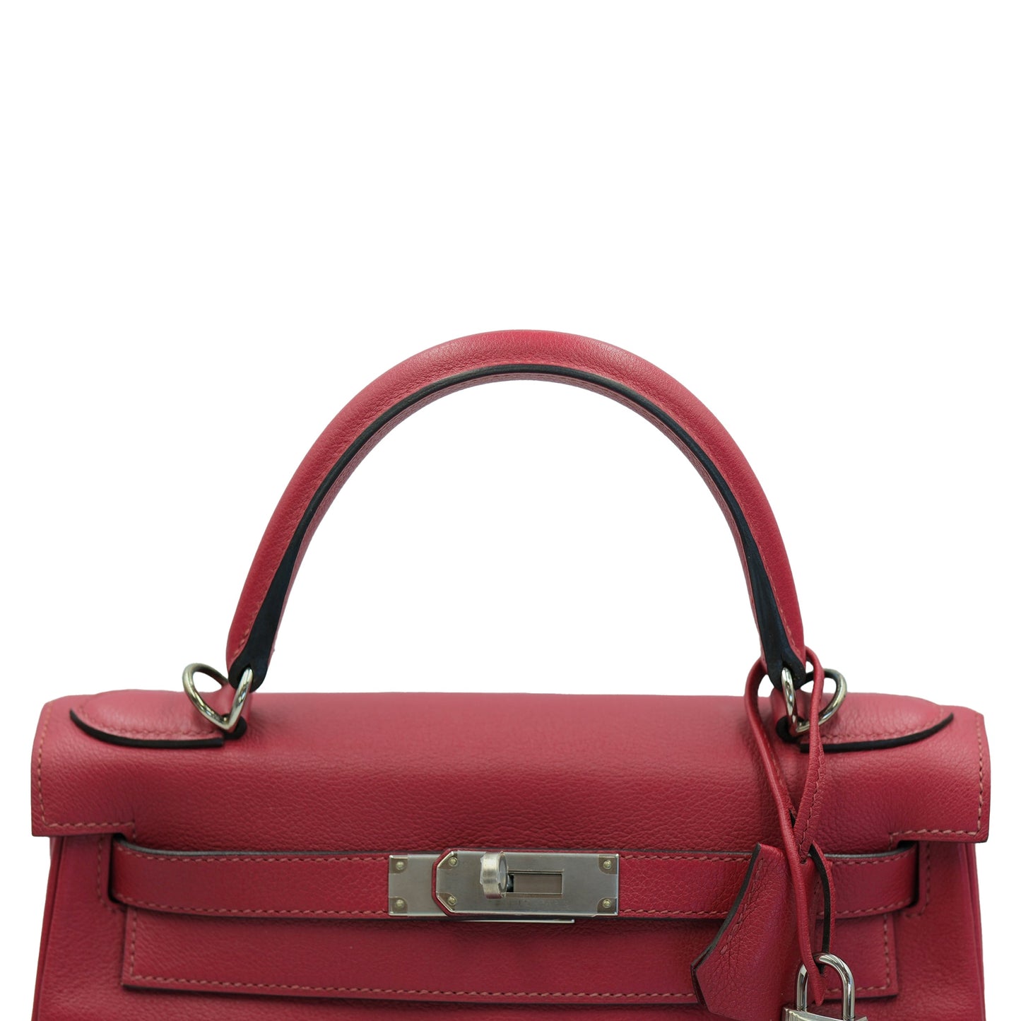 Hermes Kelly 28 Retourne Rubis Evergrain with Palladium Hardware