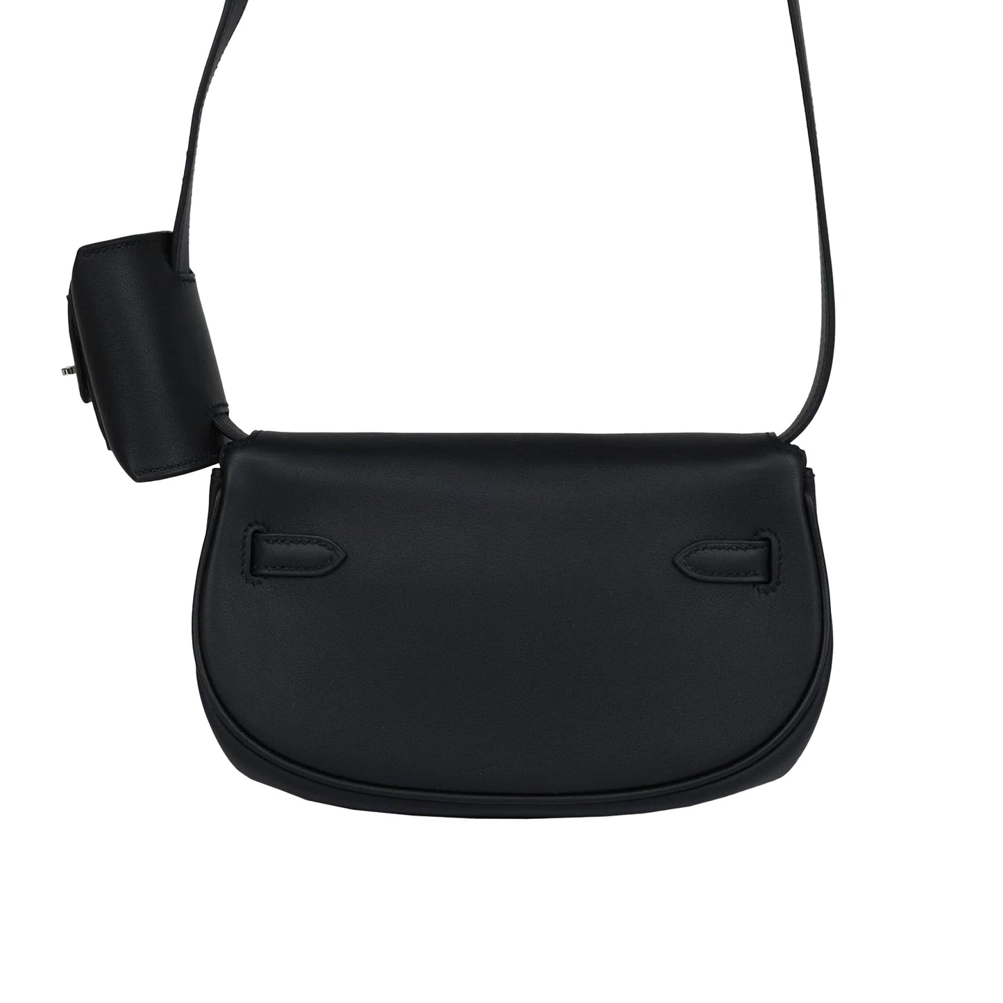 Hermes Kelly Moove Noir Swift with Palladium Hardware
