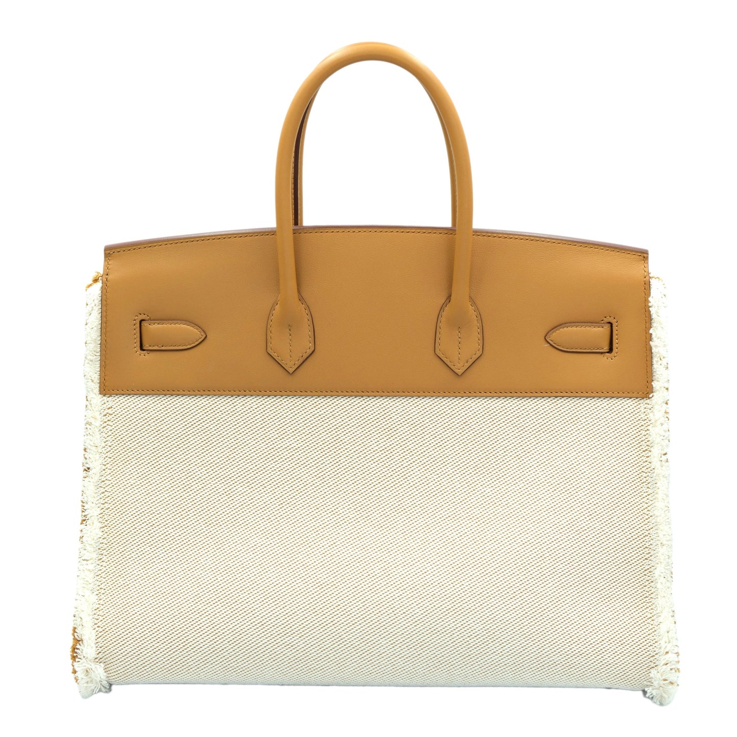 Hermes Birkin 35 'Fray Fray' Desert Sesame with Palladium Hardware