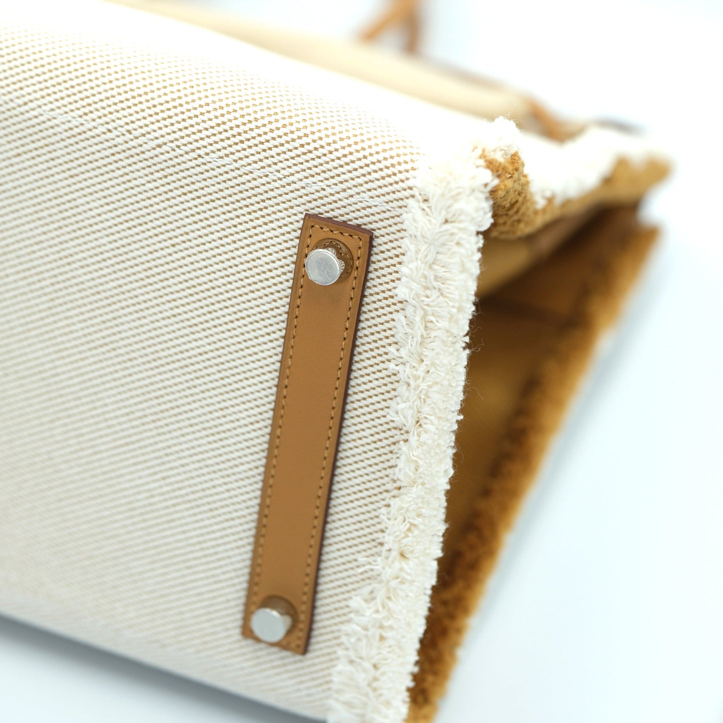 Hermes Birkin 35 'Fray Fray' Desert Sesame with Palladium Hardware
