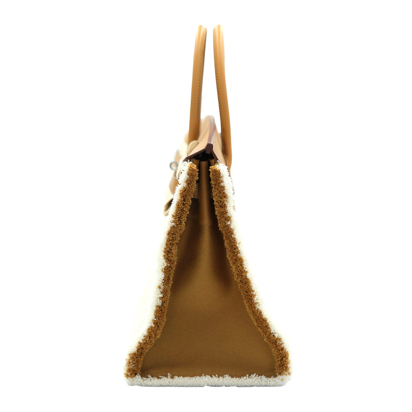 Hermes Birkin 35 'Fray Fray' Desert Sesame with Palladium Hardware