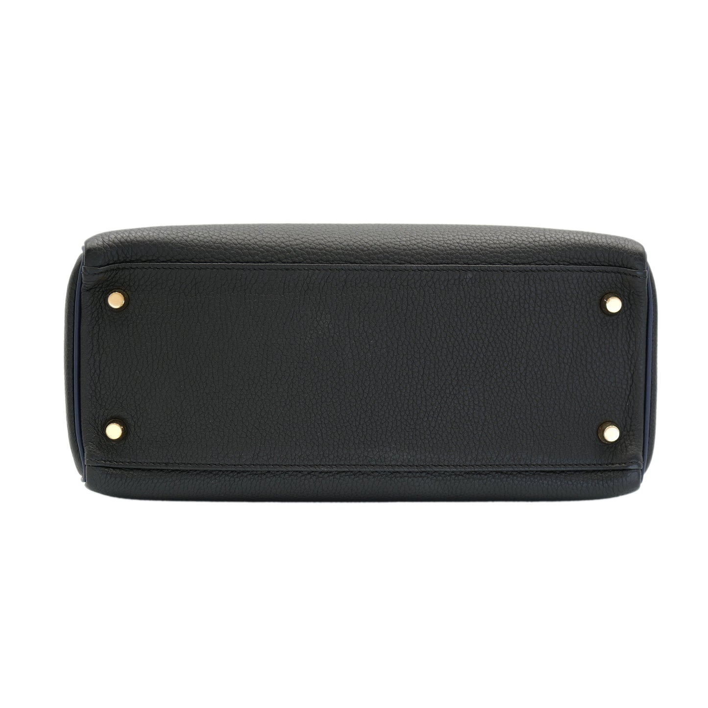 Hermes Kelly 28 Retourne Black Togo with Gold Hardware Special Order (HSS)