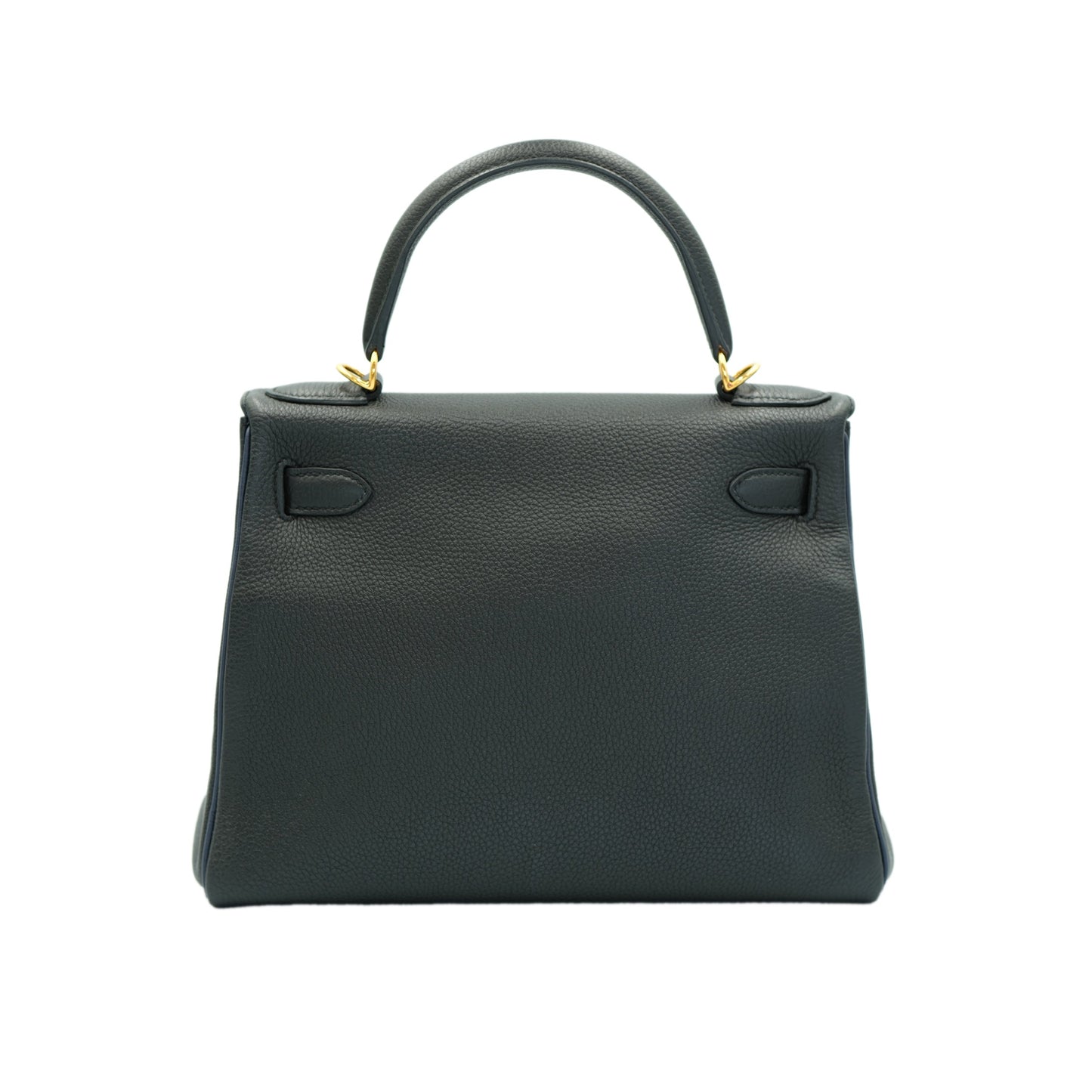 Hermes Kelly 28 Retourne Black Togo with Gold Hardware Special Order (HSS)