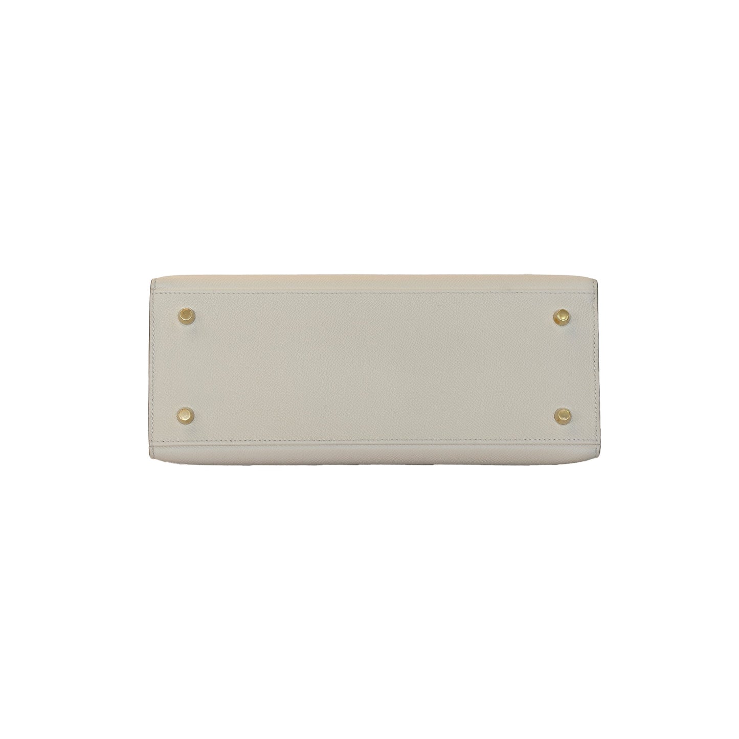 Hermes Kelly 28 Sellier Craie Epsom with Gold Hardware