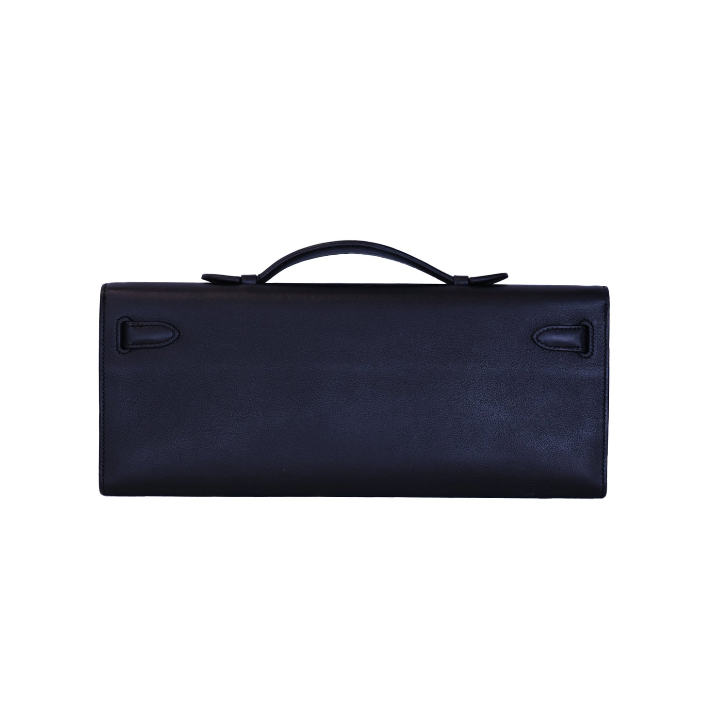 Hermes Kelly Cut Black Swift with Gold Hardware