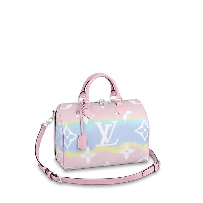 Louis Vuitton ESCALE SPEEDY BANDOULIÈRE 30 Pastel
